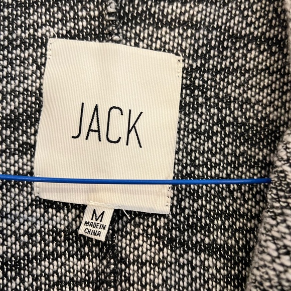 LOFT Brushed Knit Gray Warm Sweater Blazer - Size 4 - Picture 4 of 4